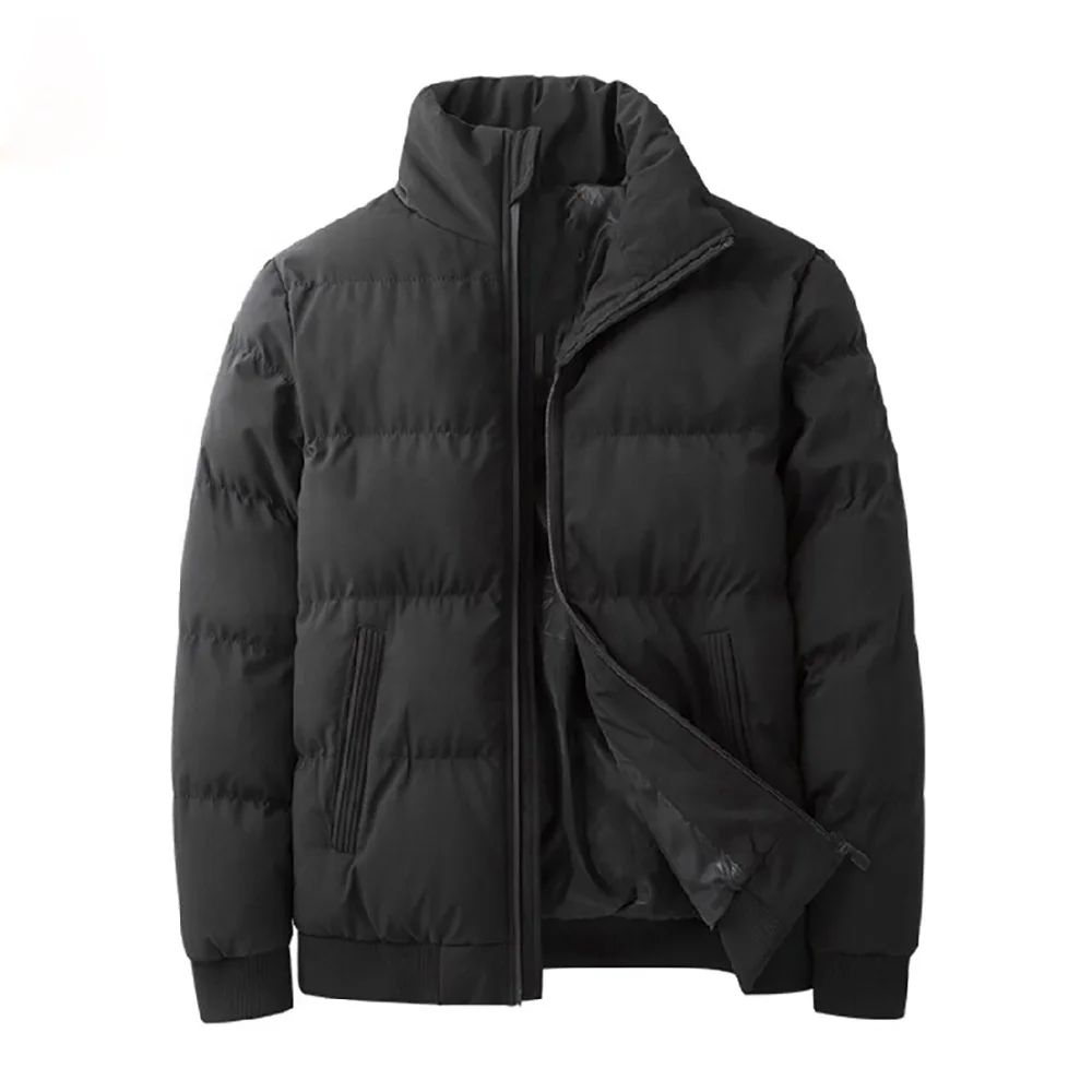 Mens Winter Jackets Coats Outerwear Clothing Decoded Hooded Puffer Black Puffer Jacket Men Thick Warm Male Coat