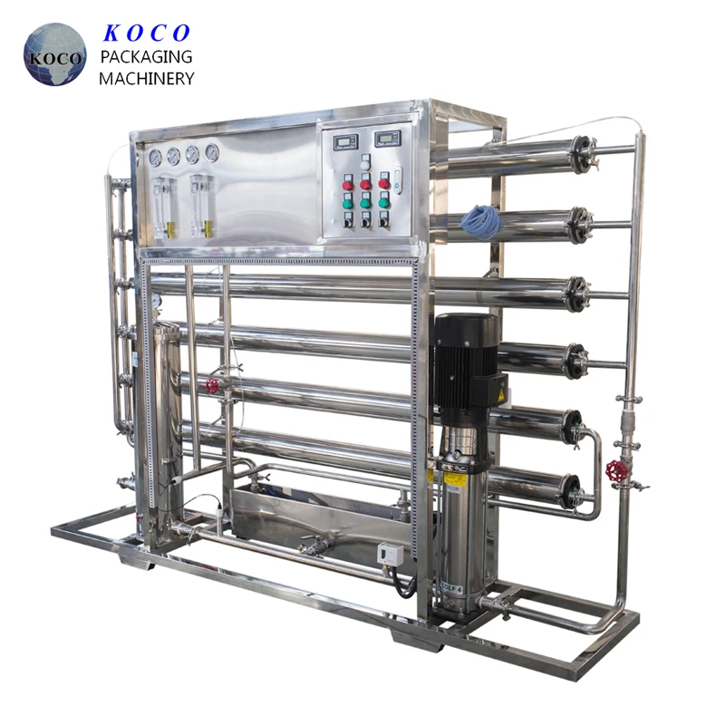 KOCO Water treatment machine 4000L reverse osmosis demineralized purifying filtration plant equipment