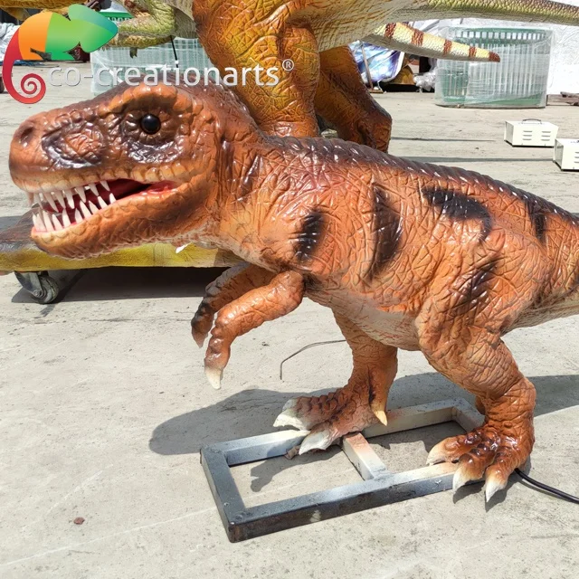 Amusement park dinosaur statue life size electric dinosaur King
