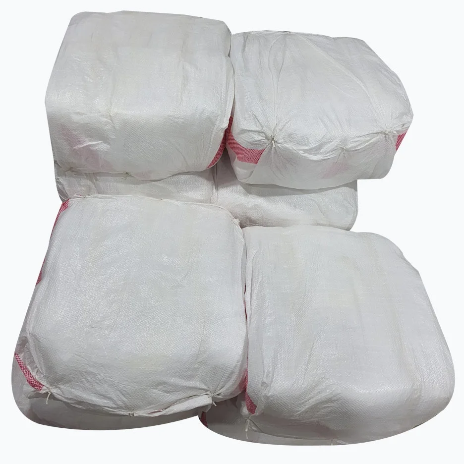 Textile Waste Cotton Rags Industrial Packaging Light Color Fleece Fabrics Rags Materials 80% polyester 20%cotton Wholesale