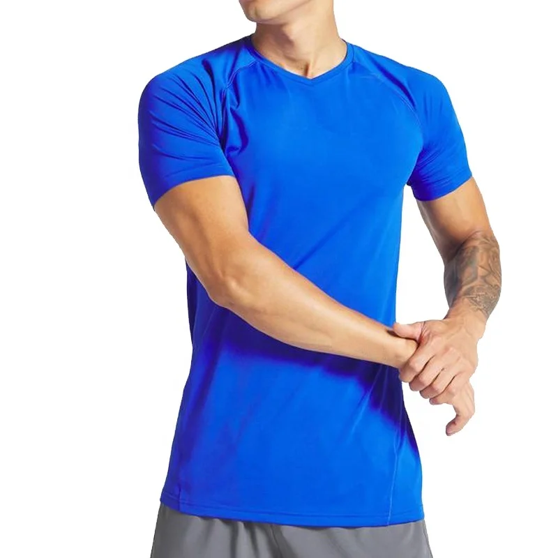 polyester cotton custom sports t shirt designs cricket team jersey/cricket jersey Wholesale Fitness Short Sleeve Men Gym T Shirt