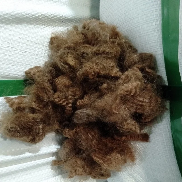 7D-15D HS Brown Polyester Staple Fiber Vikohasan Manufacturer and synthetic fiber and GRS recycled polyester fibre