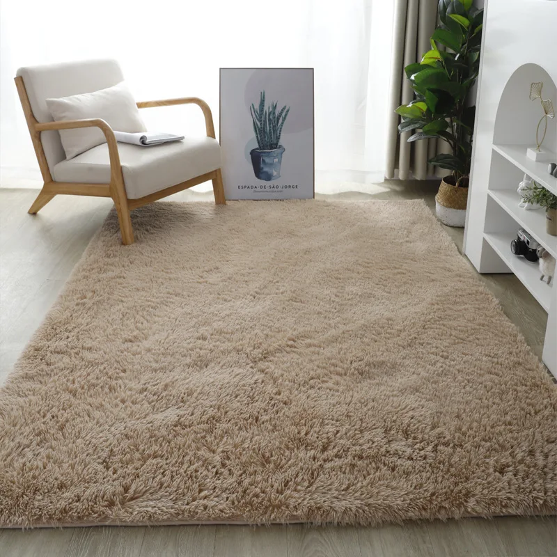 Wholesale support modern fabric Nordic style faux fur carpet colorful comfortable leisure custom carpet