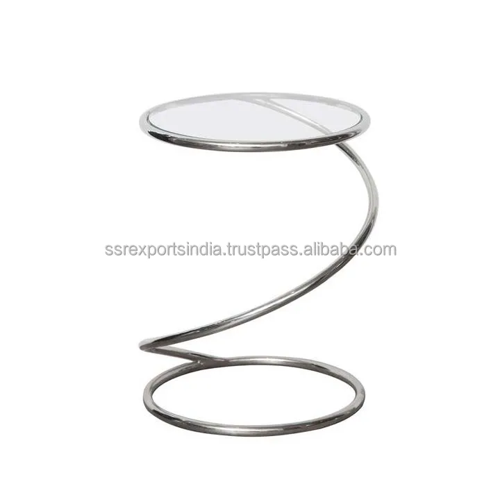 Handmade Latest New Iron Pipe Metal Coffee Table With Glass Top Center Side New Design high quality Of Home Decoration Luxury
