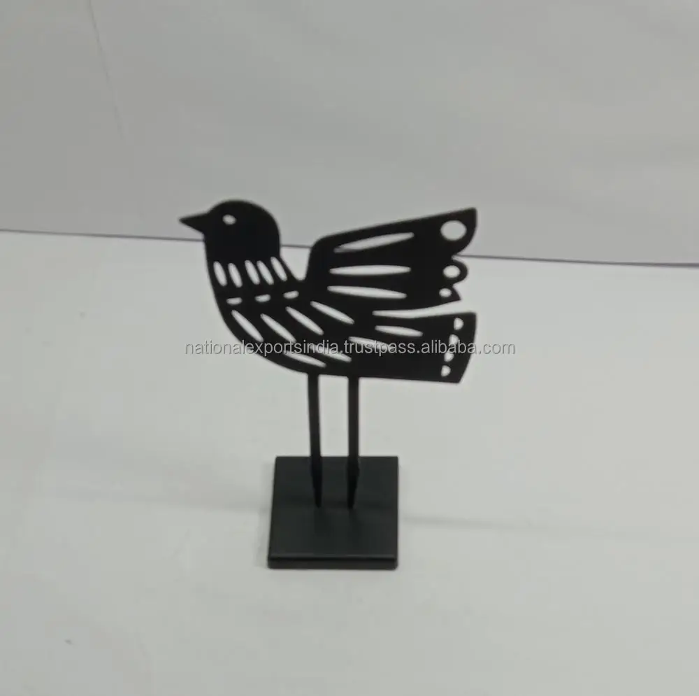 Home Decor Art Metal Bird Decorations Bird Small Sculptures Statues Ready to Ship