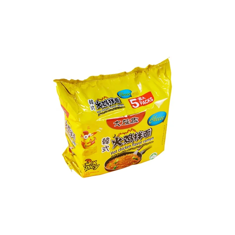 Korean noodles instant noodles packaging fried noodles packet