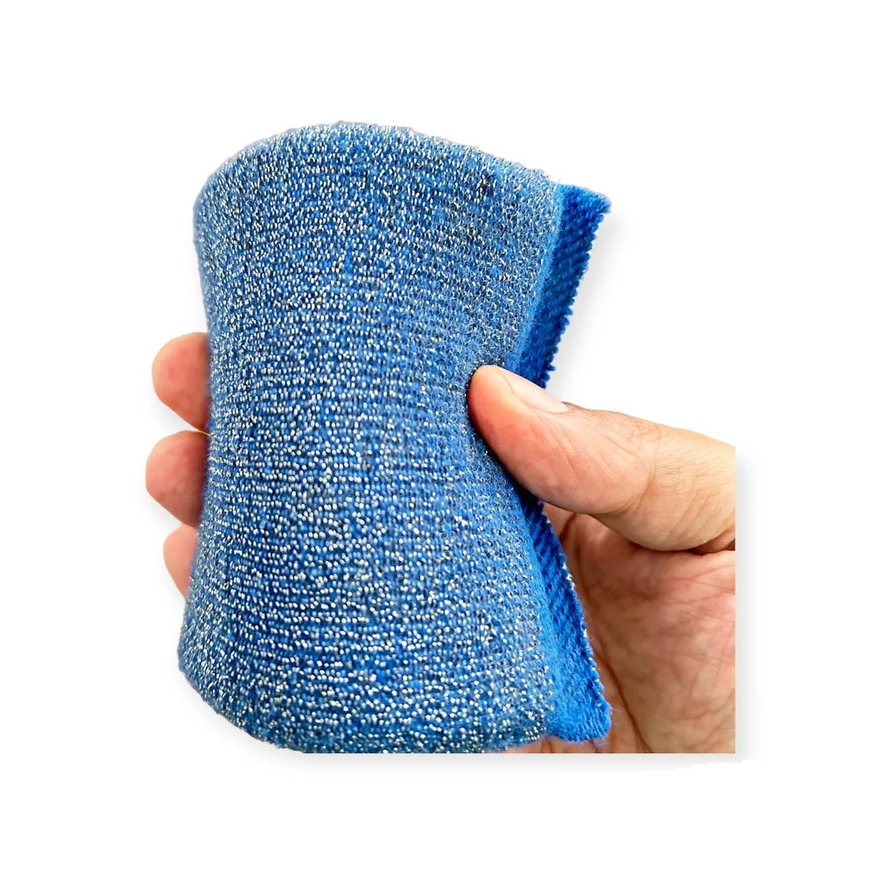 Mesh sponge thick foam scouring pad sponge kitchen cleaning scrubber scrub scourer sponge Eco Friendly cellulose china printing