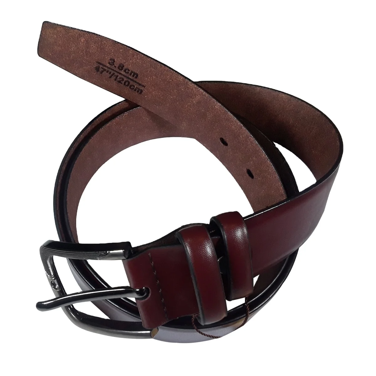  Ремень из воловьей кожи коричневого цвета для мужчин оптовая продажа бангладеш