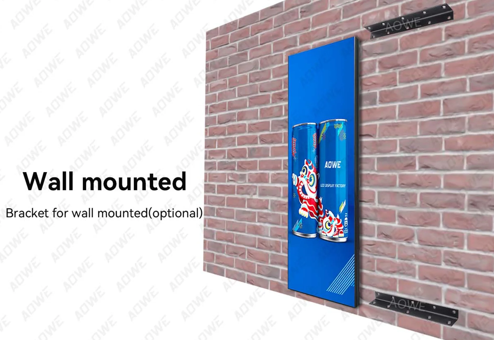 Display Outdoor Advertising Video Wall Digital For Transparent Panel Rental Signage Flexible Lcd Full Color 7 Led Poster Screen