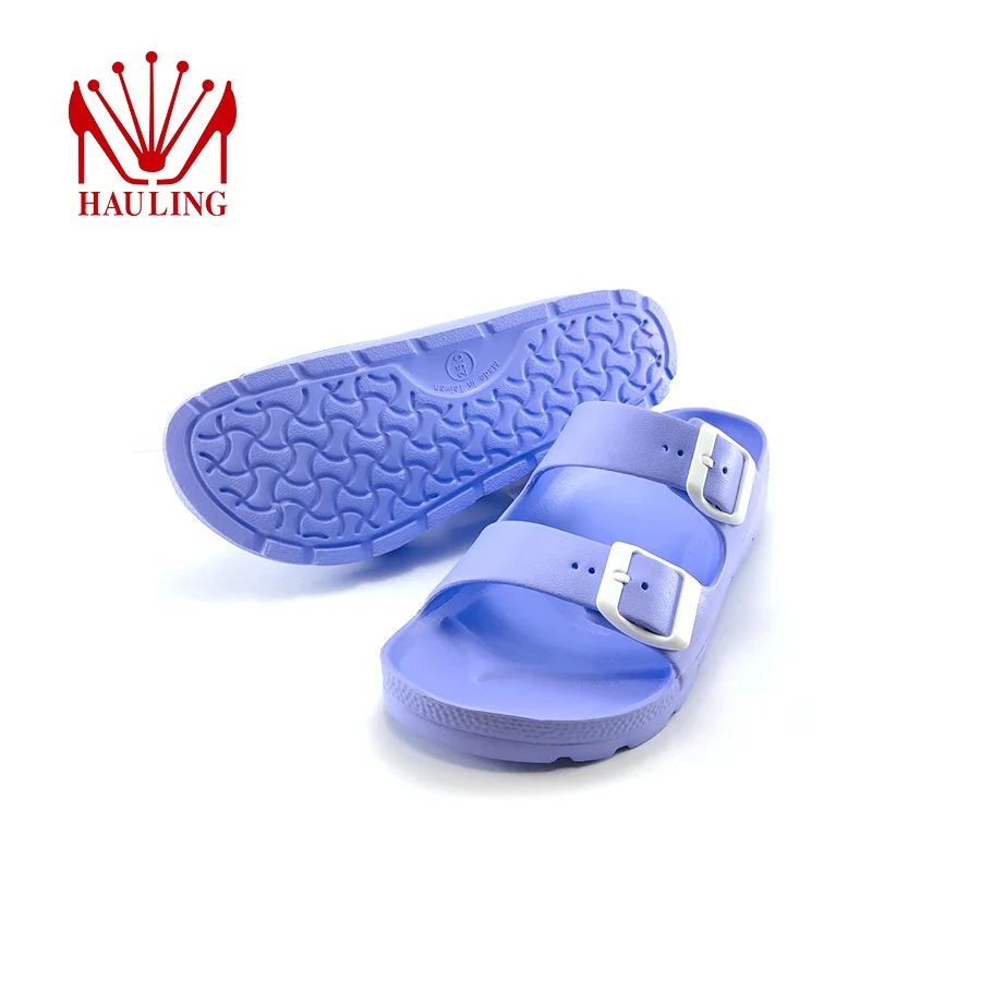 HOT EVA Summer Fashion Two Straps Birken Style Sandals Injection Beach Unisex Slipper EVA Foam Sole EVA sandals men