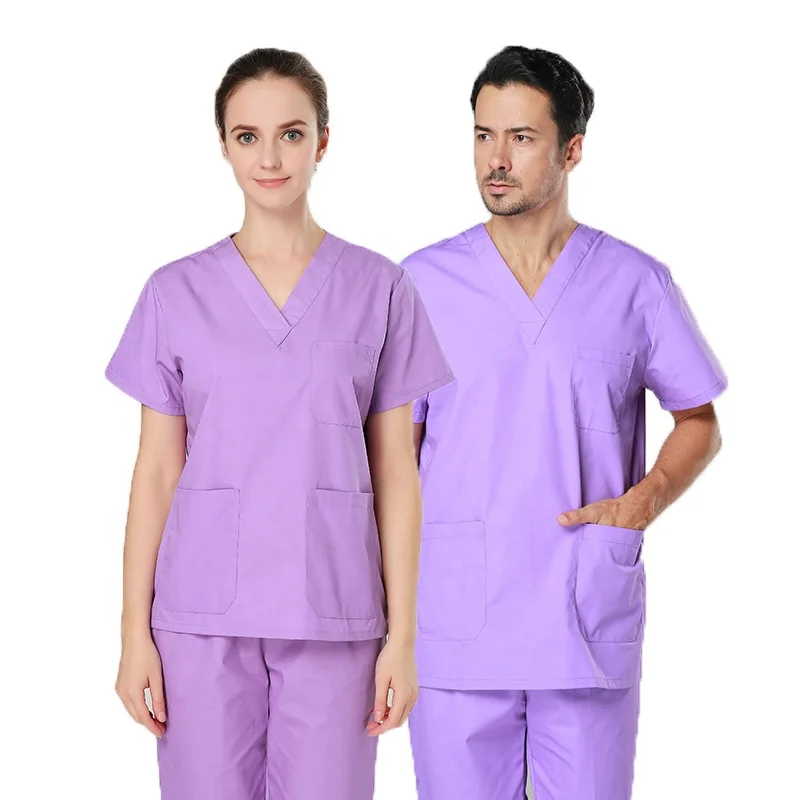  Летняя униформа медсестры Женский костюм-скраб для здоровья и красоты платье с коротким/длинным рукавом одежда больницы