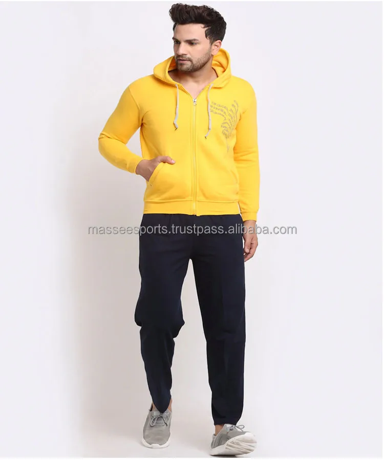 Suit Jogging Custom Sweatpants And Hoodie Set Full Zip Color Block Workout Sports Track Suit Tracksuits Men