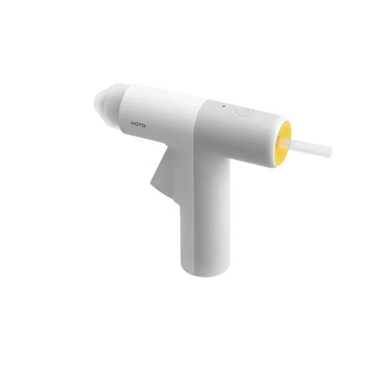 HOTO Lithium Hot Glue Gun White Stick Cordless Rechargeable