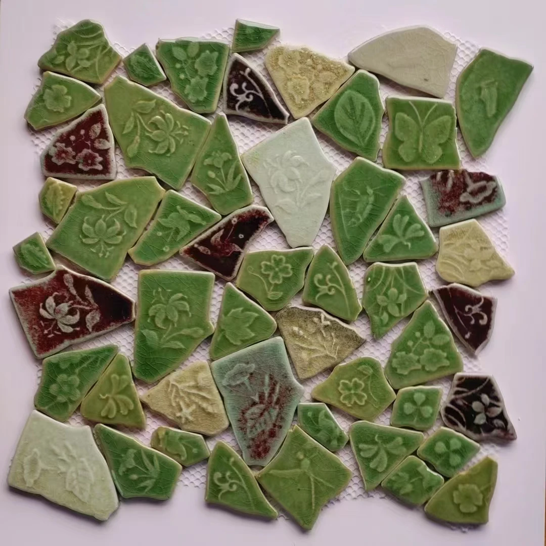 Decorative Handmade Pattern 3d Mosaic Picture Tile Custom Flower Turtle Peacock Mosaic Mural Glass Dolphin Pool Wall Mosaic Art