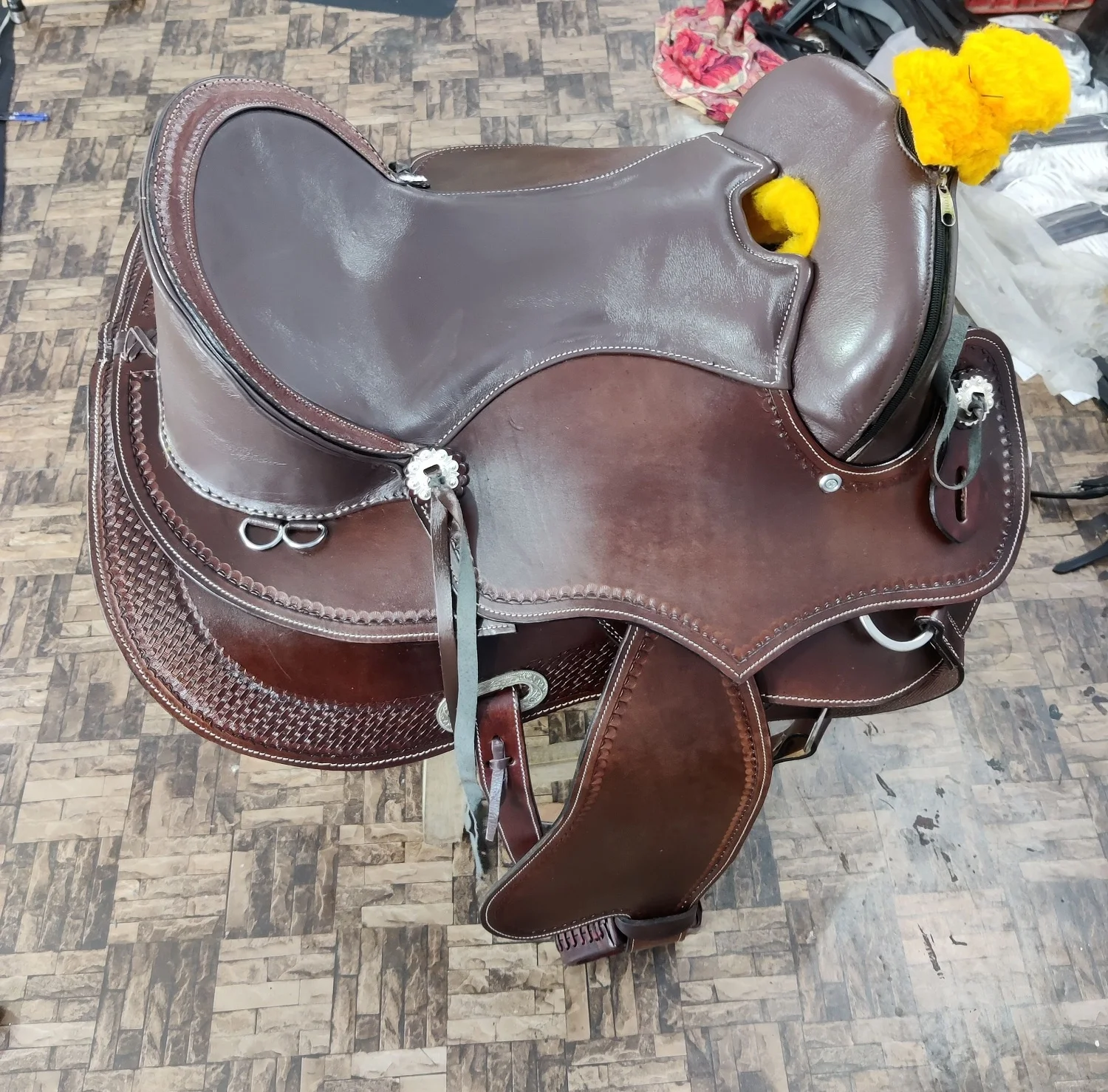 Leather Saddle Hand made Horse Saddle Western Saddle