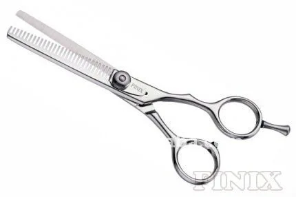 Ergonomic Hair Cutting Scissors Quality Crystal Screw Best Straight Stainless Steel Sharp Beauty Stainless Steel Finger Rings