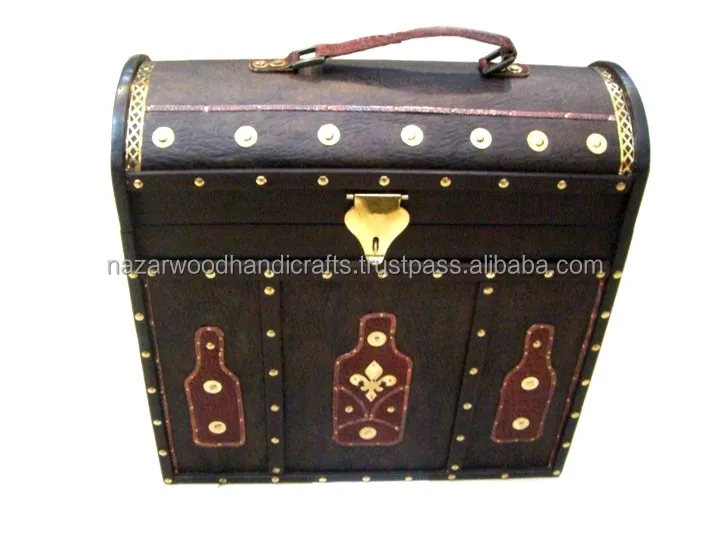  Традиционная деревянная коробка для вина по оптовой цене