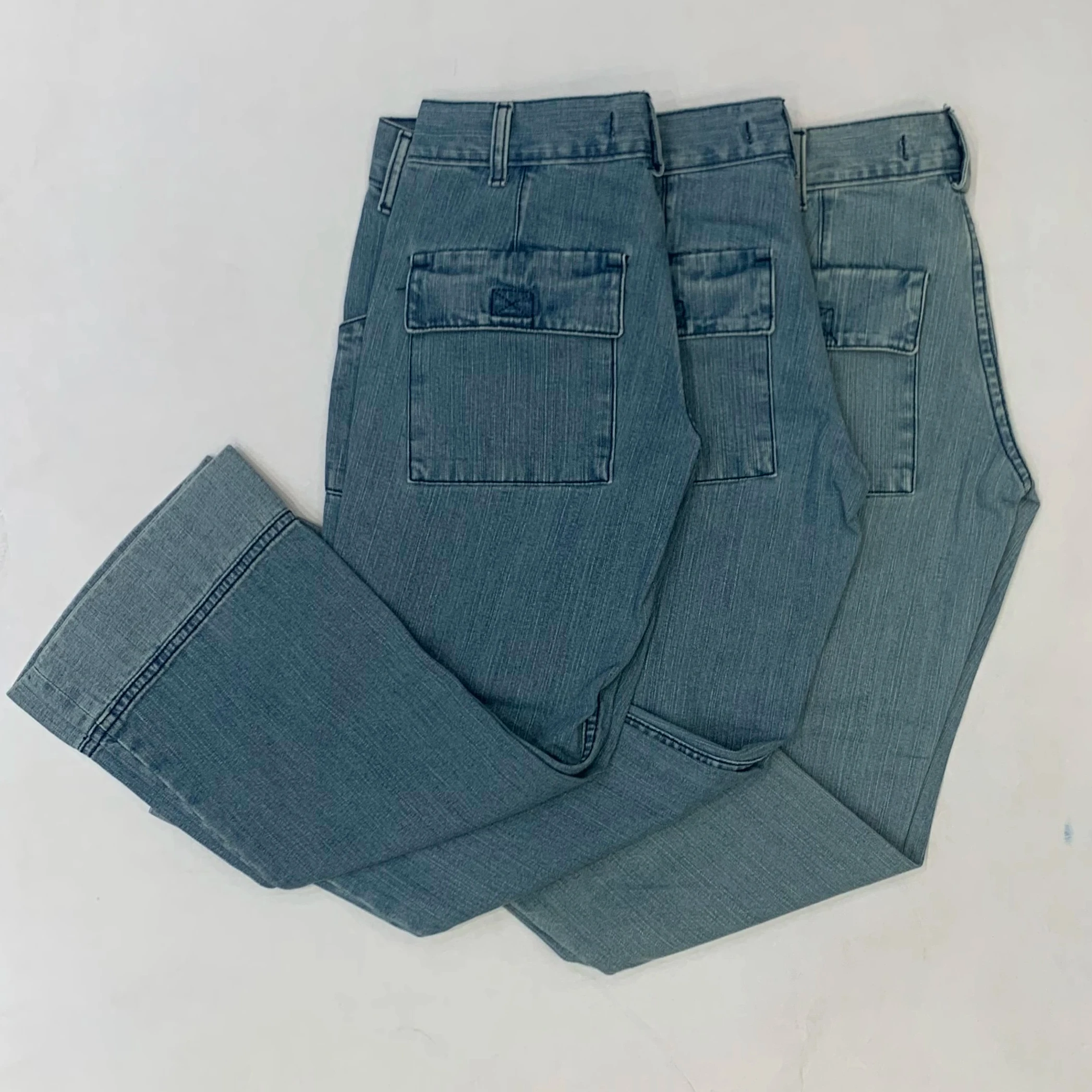 Wholesale Comfortable Embroidered Straight Style Denim Jeans for Girls Kids Loose Fit Flare Pants for Summer Spring Casual Wear