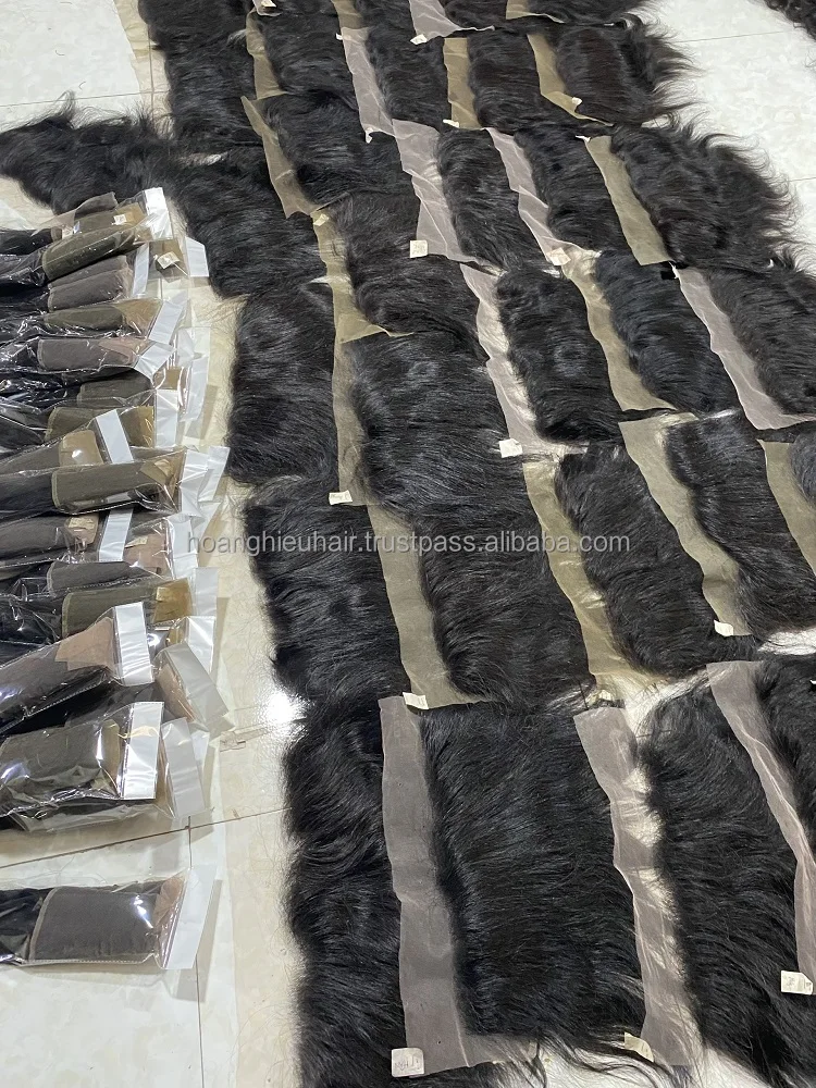 Wholesale 100% Virgin Human Hair Lace Closure HD 7x7 6x6 5x5 4x4, Lace Frontal HD 13x4 13x6 straight frontal closure.