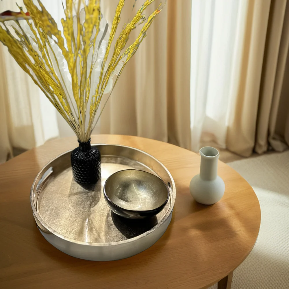 High Quality Luxury Lacquerware Tray Scalloped Rolling Smoking Tray Customized Handmade from Vietnam