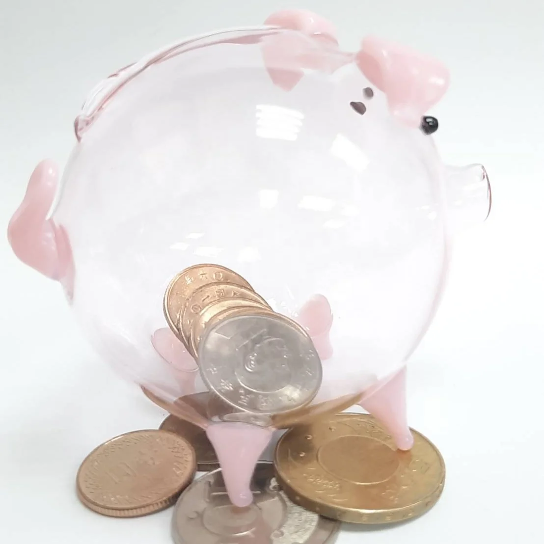 Hand Blown Animal Figurines Murano Glass Custom Piggy Bank