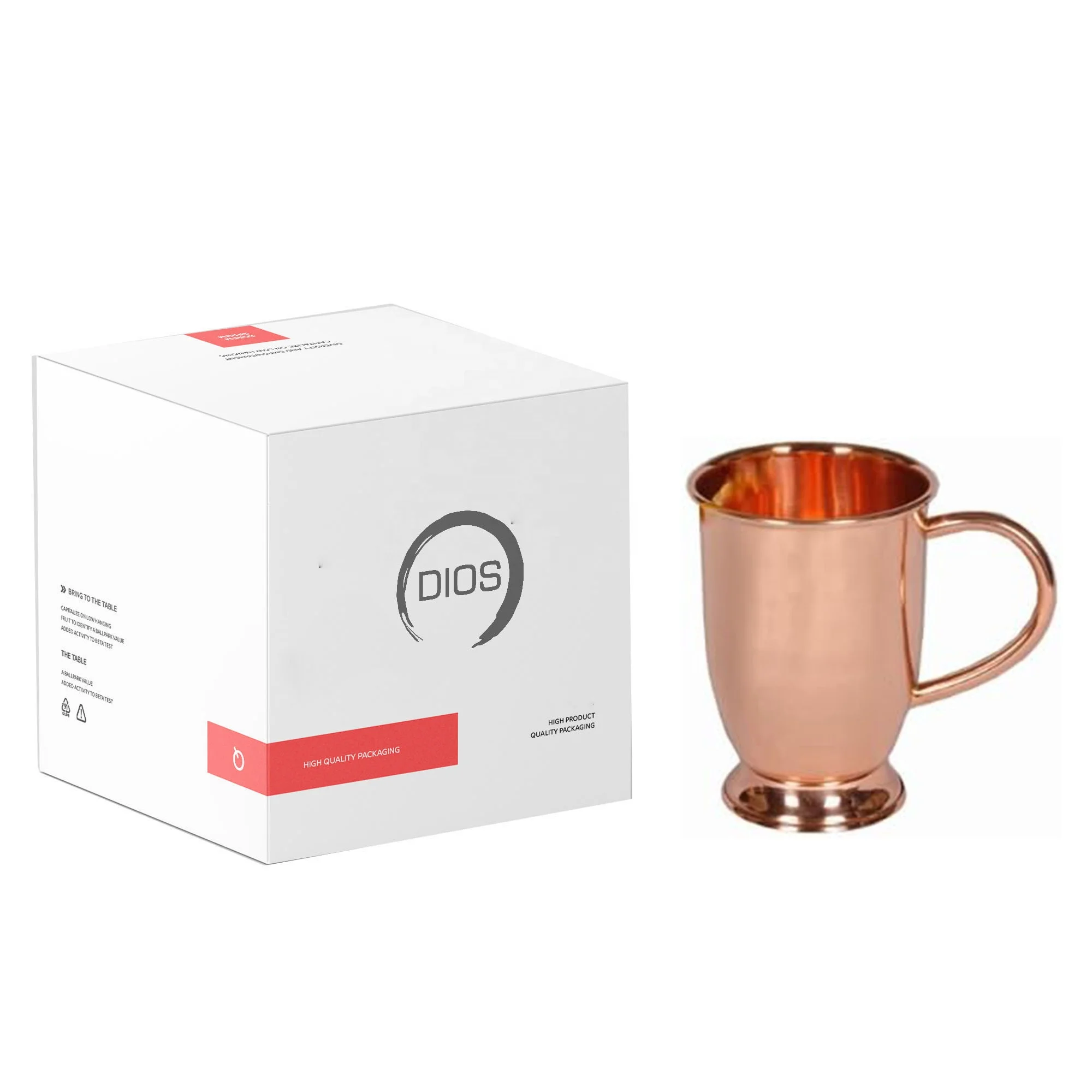 Antique Hammered 100% Pure Copper Mug 500ml Capacity Customizable Logo for Vodka Moscow Mules Coffee