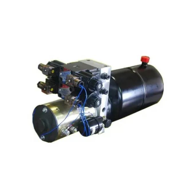 Compact Small Mini Electric 1 2 3 HP 12V 24V DC HPU Hydraulic Power Pack Unit