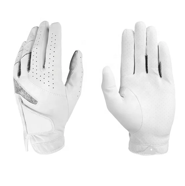 Design Your Own Logo Soft Full Color Cabretta Leather Breathable Golf Glove Sports Customized Golf Gloves Wholesale