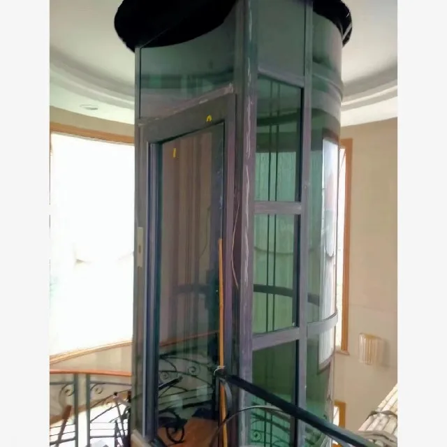 4-12m lifting height 3 floor small residential lifts home elevators hydraulic house elevator with cabin