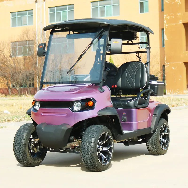 New Design Steel 4 Person Motorized Street Legal Custom 72v Electric Golf Cart
