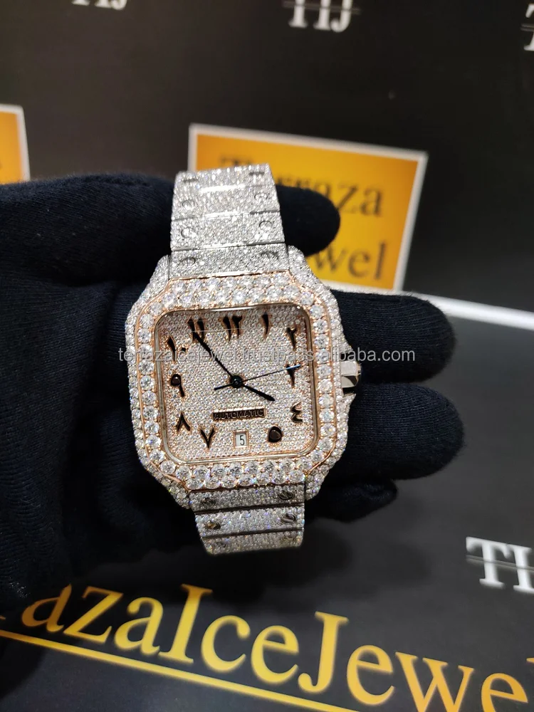 Мужские наручные часы с бриллиантами