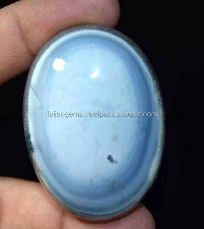 Natural Blue Opal Eye Cabochon, Blue Opal Eye Gemstone Blue Opal  Stone Handmade Loose Gemstone For Jewelry Making Supply