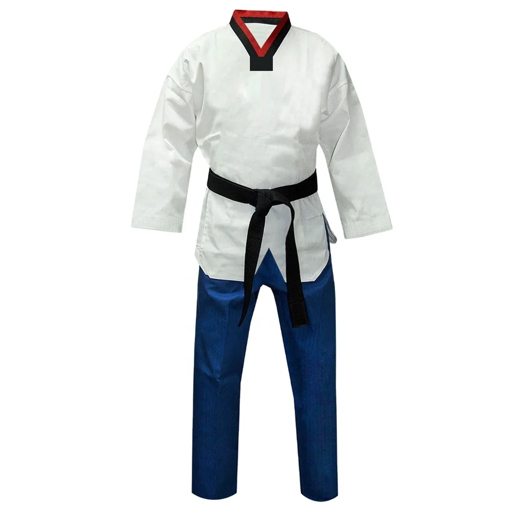 Custom  Sample  New pattern hot sale Super Light Martial Arts Taekwondo Uniform Dobok for sale