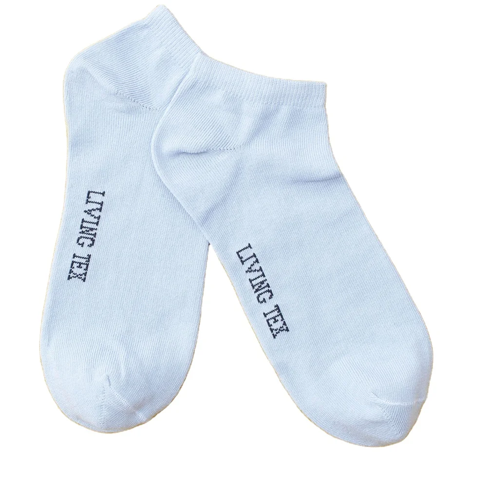 Socks for Men Women Kids Unisex Pure White Color Soft Comfortable 75% Cotton 25% polyester 5% Spandex Ready to Ship Wholesale