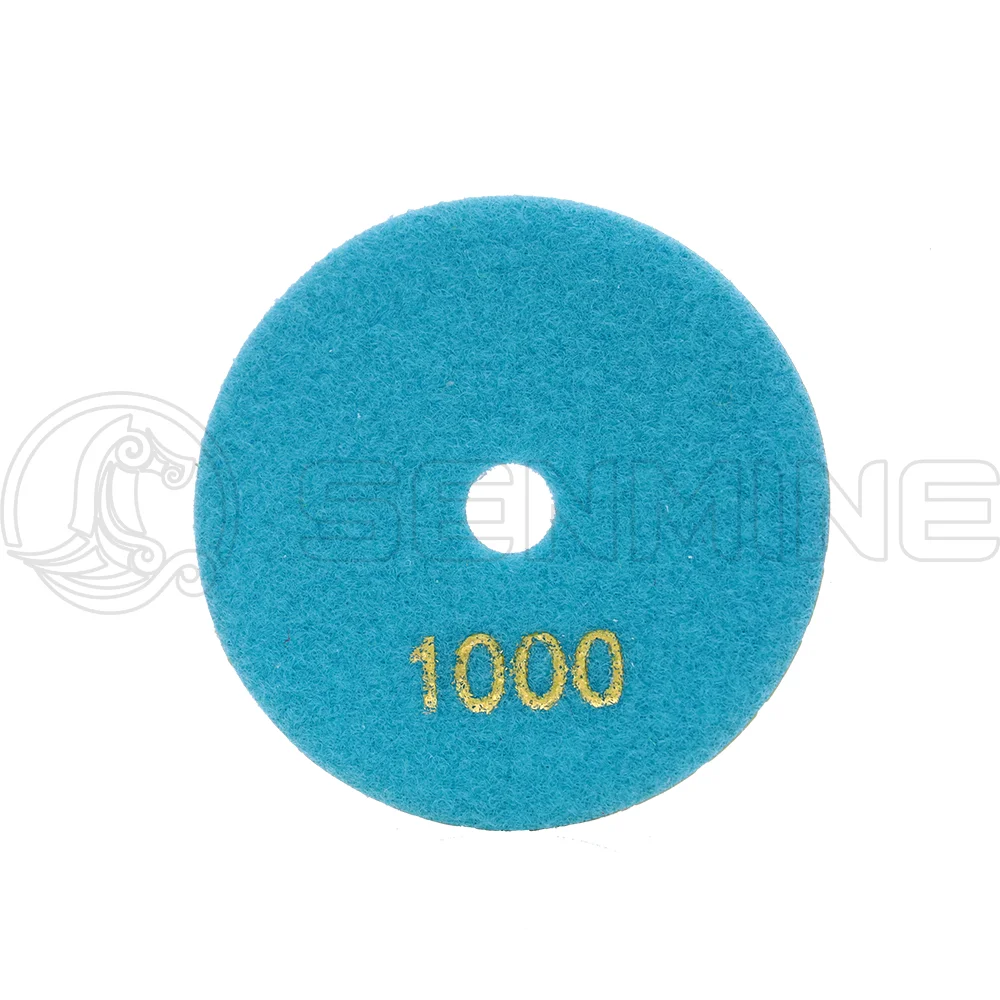 4 inch 50-3000 grit dry diamond polishing pad for stone Grinding Discs Granite Marble Stone Concrete Floor Polishing Pads