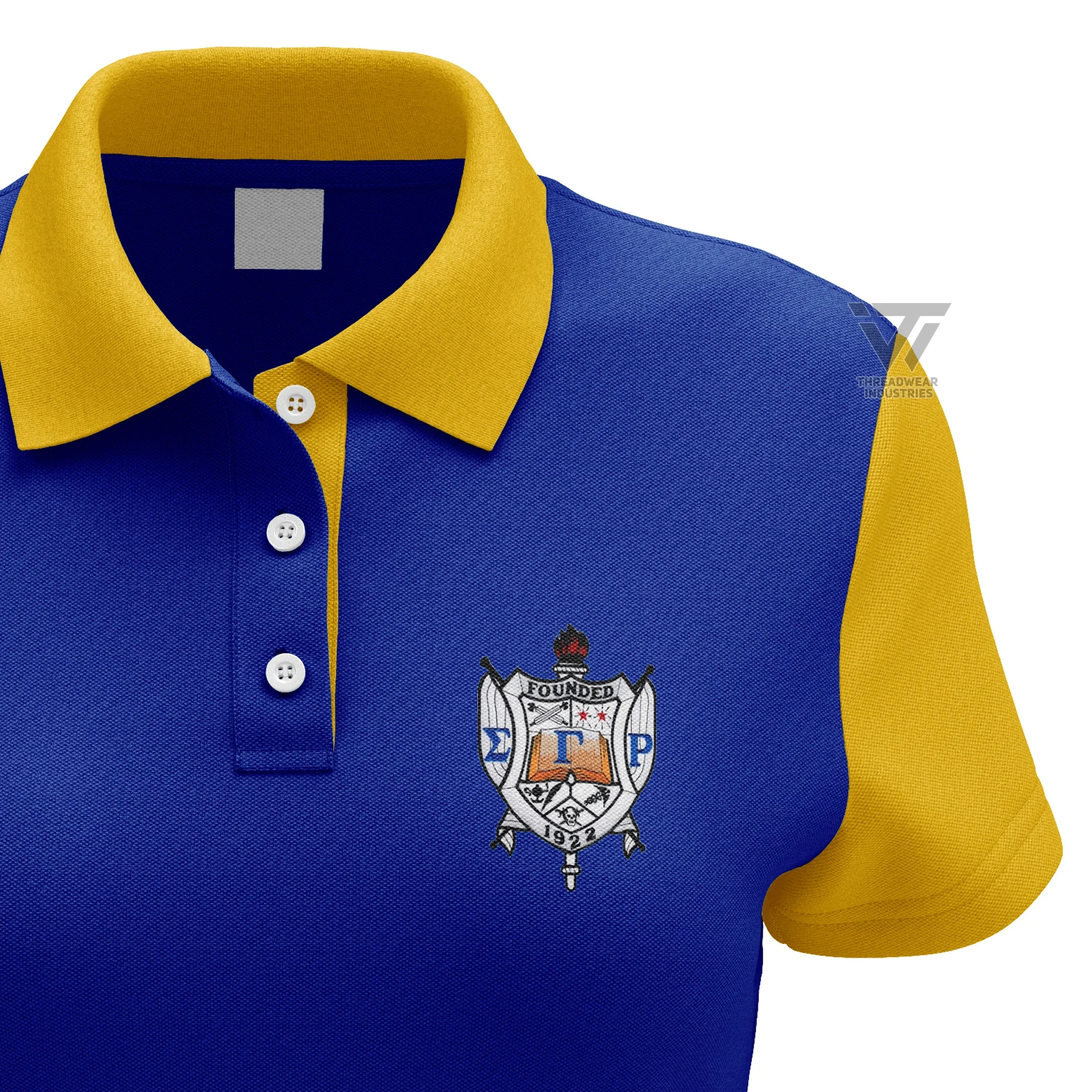 Рубашка-поло с вышивкой Sigma Gamma Rho Sorority