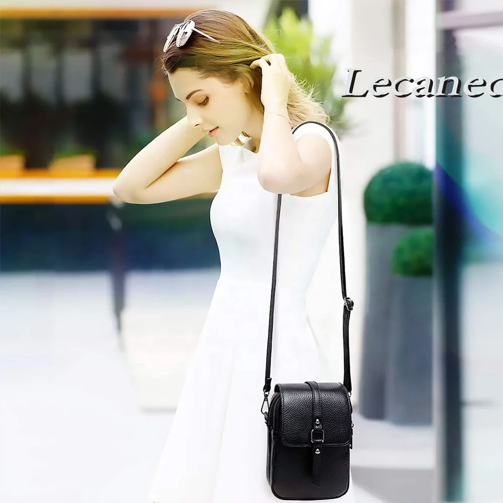 Small Crossbody Bag Cellphone Purse for Women, Leather Purse Shoulder Bags Small Bag Metal Button Custom Designs