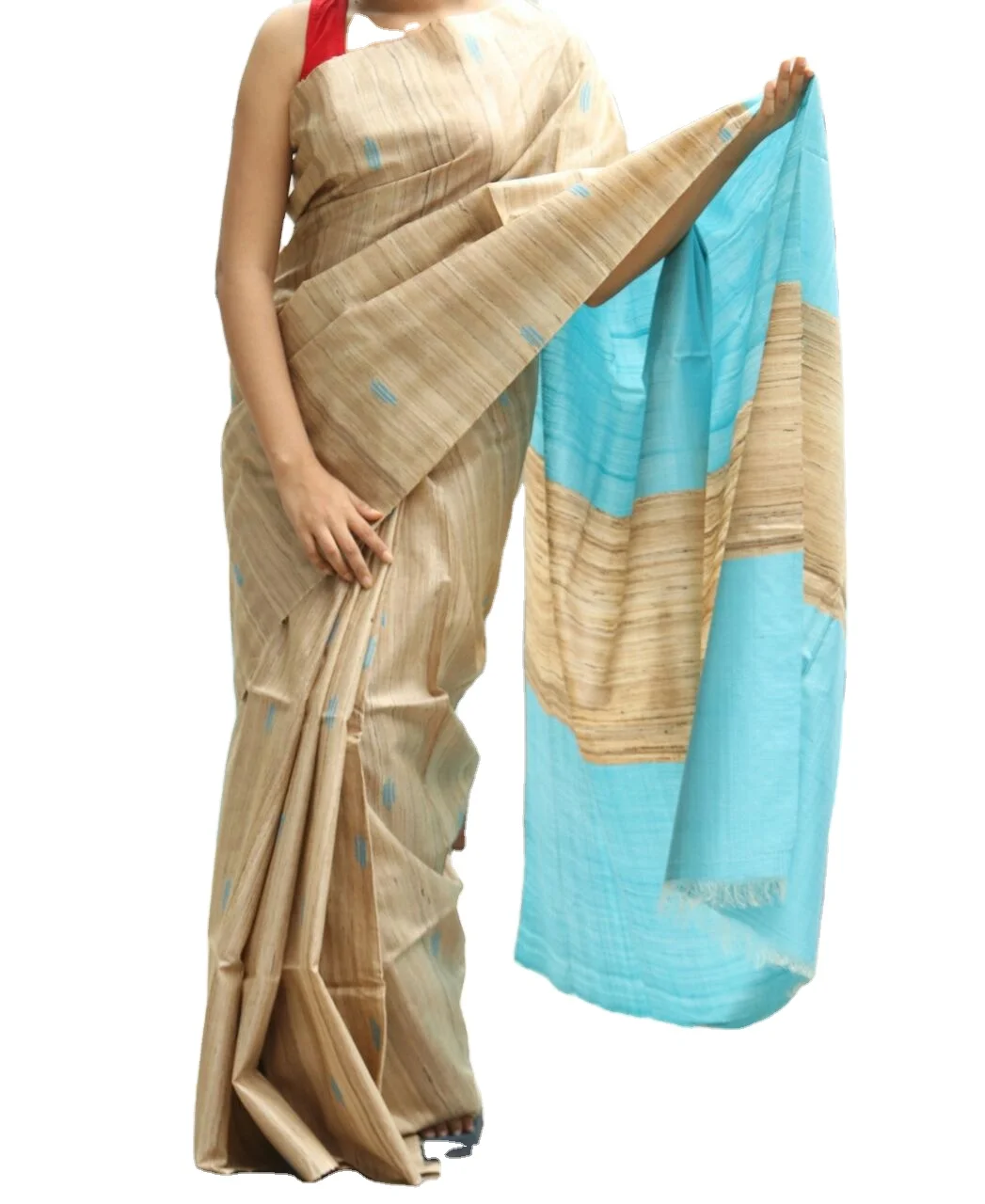 beautiful handloom Silk Saree Bhagalpuri tussar silk sari for wedding, festival, office, ethnics day, cultural day celebration