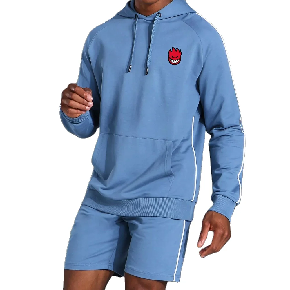 Мужские спортивные шорты с капюшоном