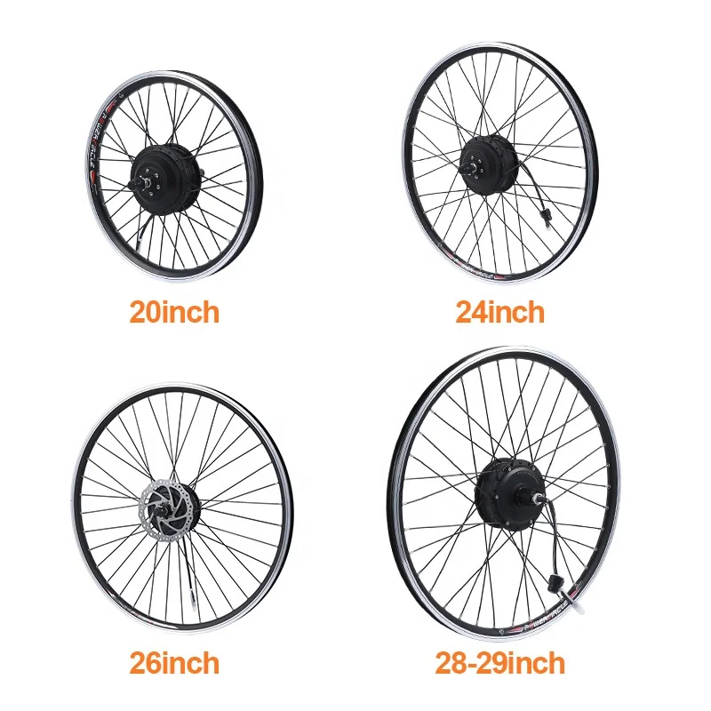 Ncyclebike 26 inch 24v 36v 250w Disc Brushless Electric Bicycle Hub Motor Kit Rear Wheel for sale