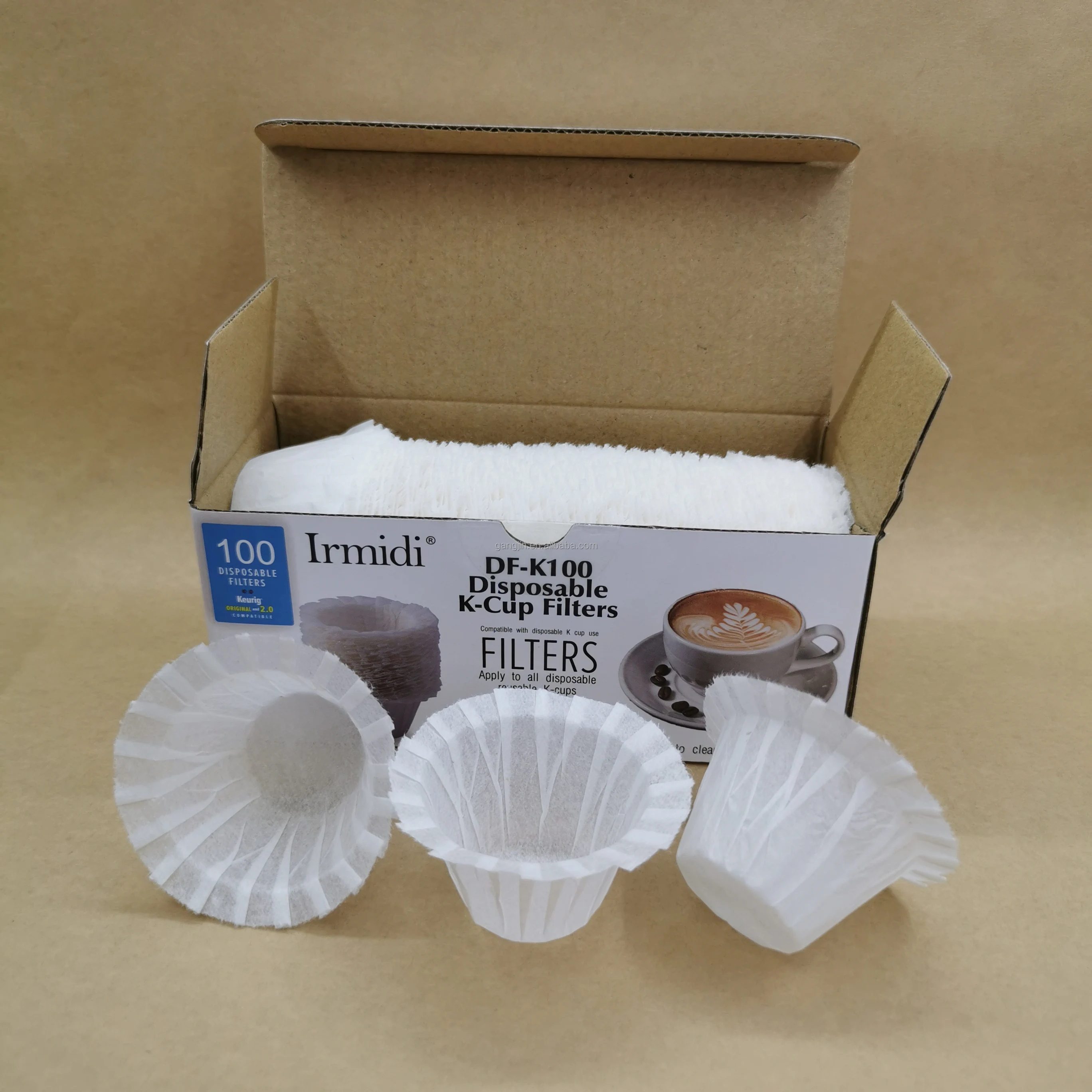 Amazon hot selling product Disposable paper filters High quality coffee filters K-cup filter