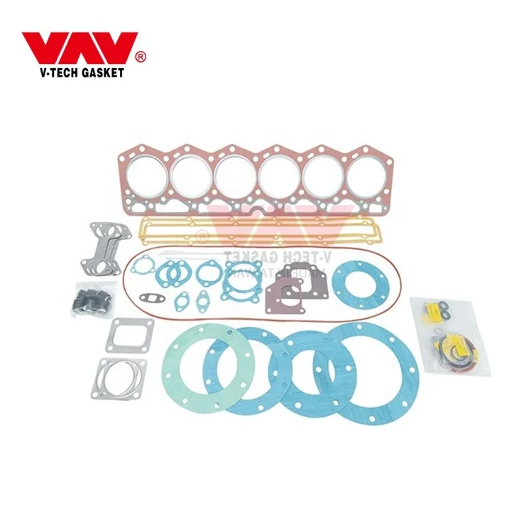 6137-K1/K2-9901 6D105 Full Gasket Engine Repair Kit For KOMATSU