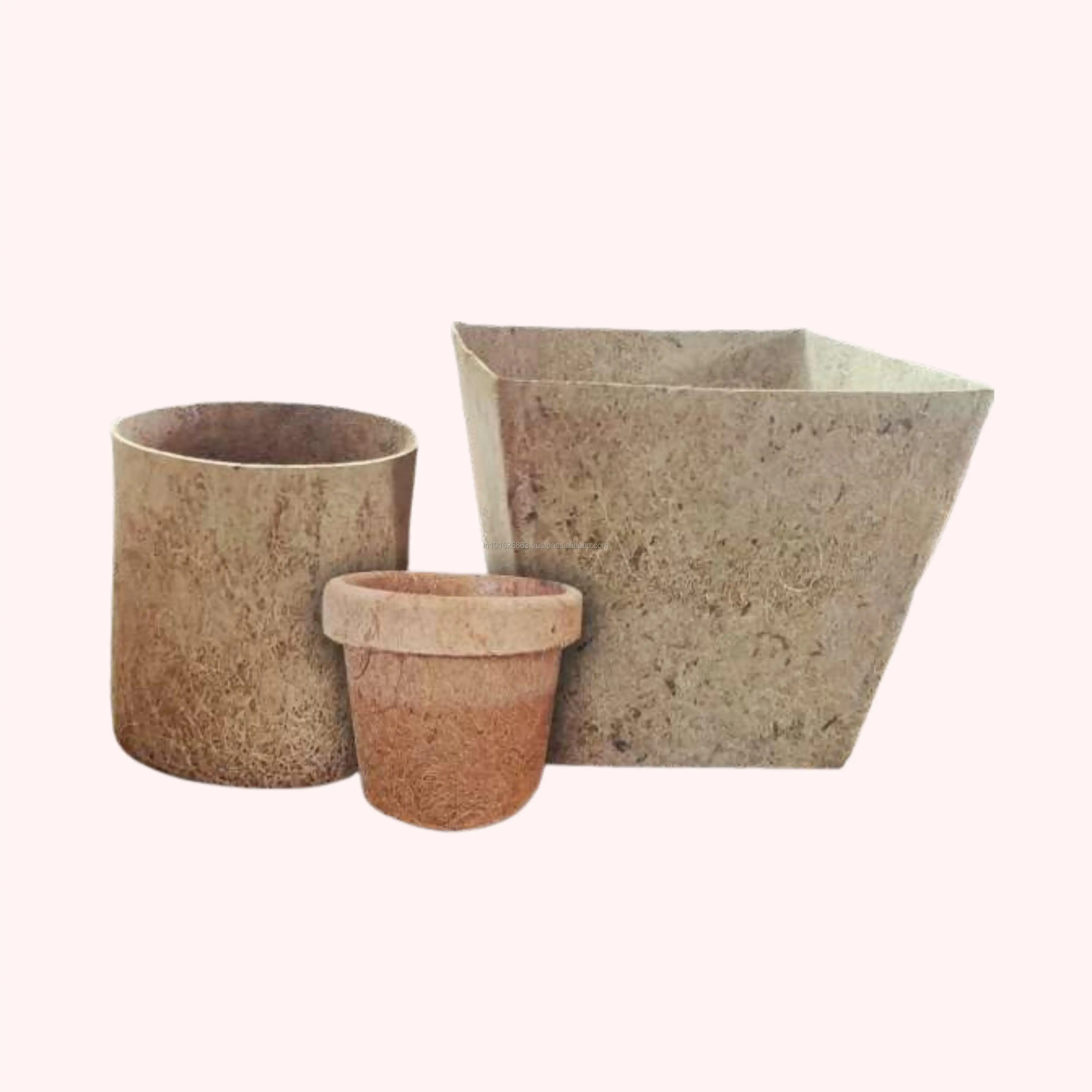 Elegant Natural Coir round Pots Beautifully Designed Door Mats for Entrance Adding a Touch of Nature