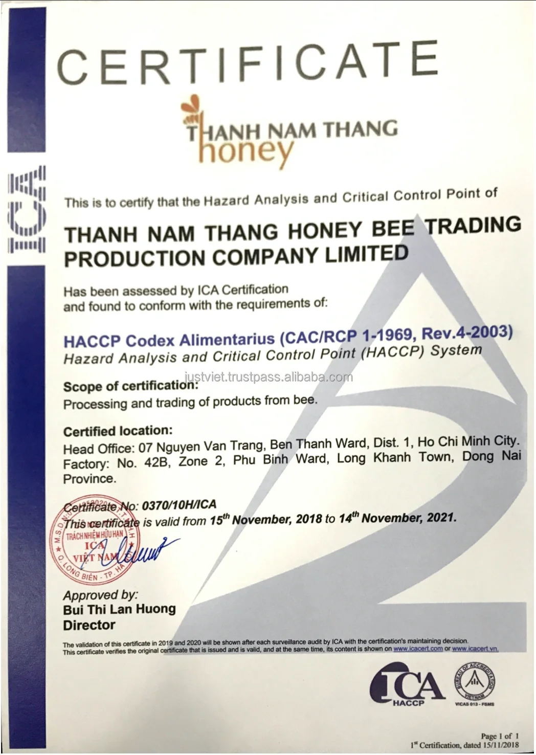 Best Quality Bulk Honey From Vietnam Natural