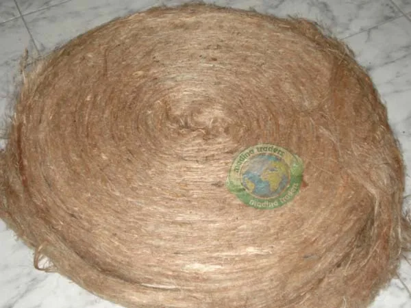 Jute Sliver Filasse Carding Fiber Roll Export Quality 100% Natural Eco Friendly Biodegradable for Gypsum Plaster from Bangladesh