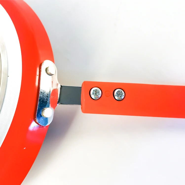 New handle design 10 inch pizza pan Aluminum nonstick cookware with NEW bottom