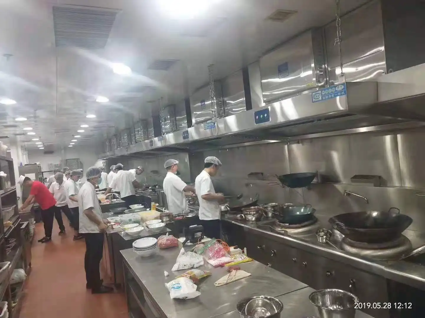 Jingping Commercial Kitchen Automatic Control Range Hood