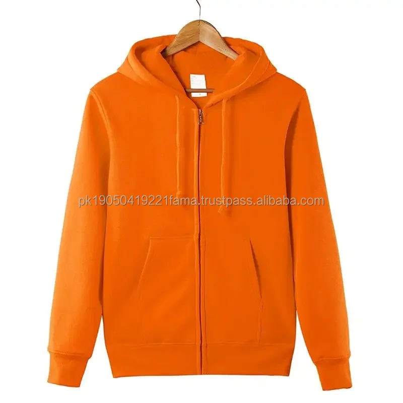 Cotton Men Cheap Zipper Wholesale Hoodies 100% Polyester Tracksuit Customizable Athletic Hoodie Pullover