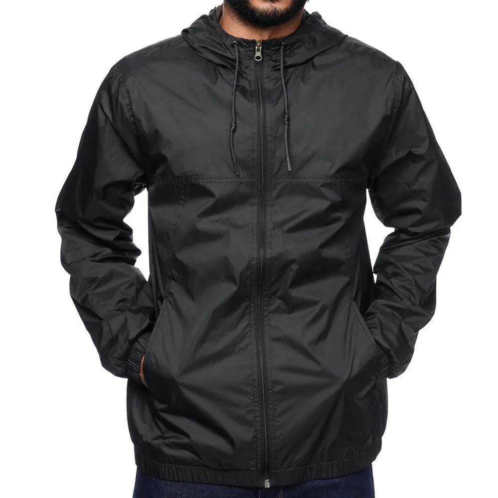 Супер водоотталкивающая отделка Парка мужская Анорак Ветровка Куртки