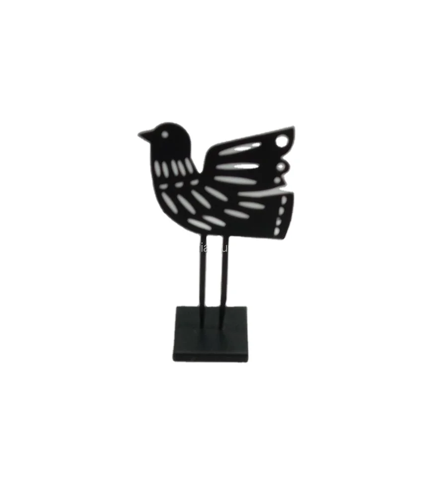 Home Decor Art Metal Bird Decorations Bird Small Sculptures Statues Ready to Ship